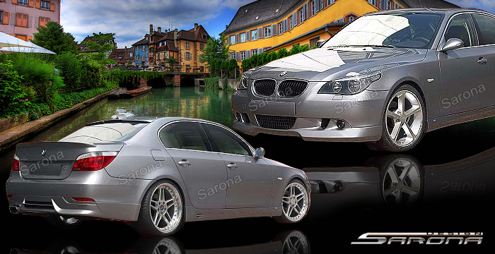Custom BMW 5 Series Body Kit  Sedan (2004 - 2007) - $1265.00 (Manufacturer Sarona, Part #BM-053-KT)